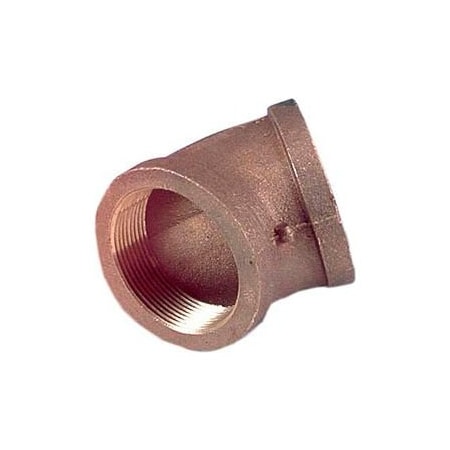 Merit Brass Co Brass 125 Lb Lead Free Fitting 3" 45 Degree Elbow NPT Female XNL102-48